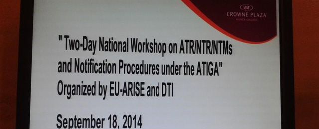 2-Day National Workshop on Asean Trade Repository (ATR)/National Trade Repository (NTR)/Non-Tariff Measures (NTMs) and Notification Procedures under the ASEAN Trade in Goods Agreement (ATIGA)